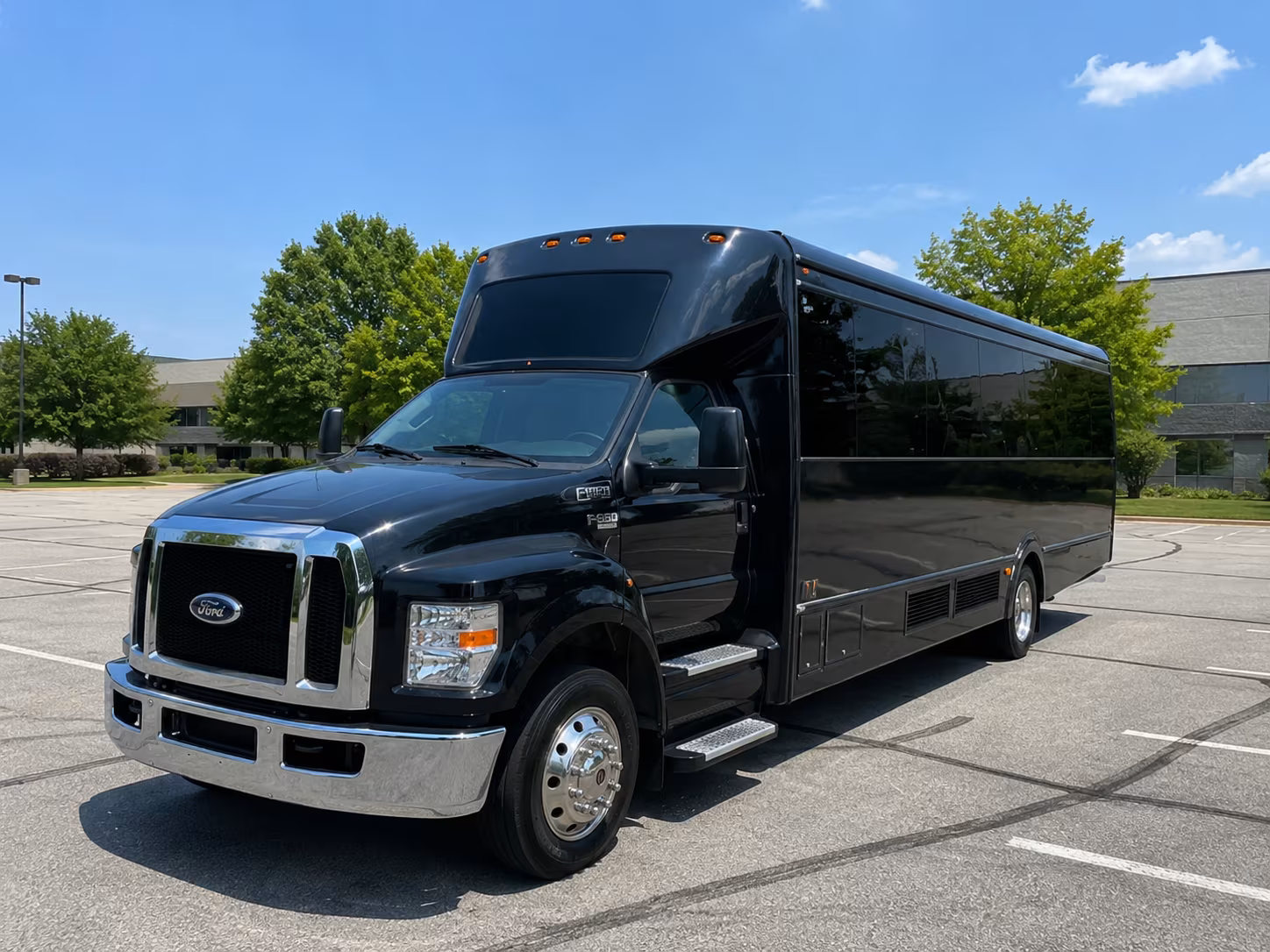 30 Passenger Party Bus Exterior