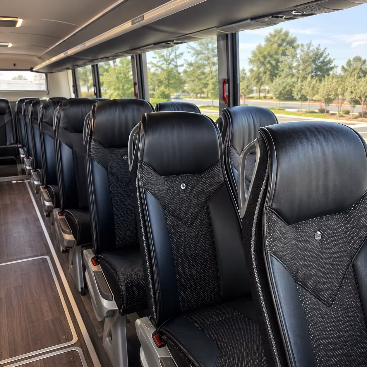 40-56 Passenger Charter Bus Inside