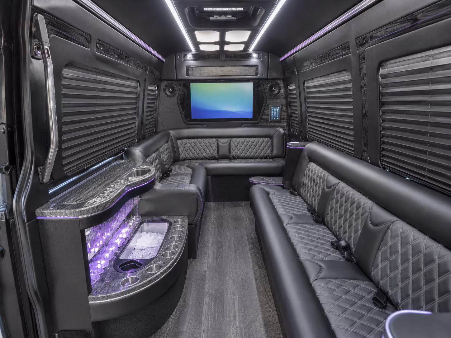 Miami Gardens Airport Shuttle & Transportation party bus exterior