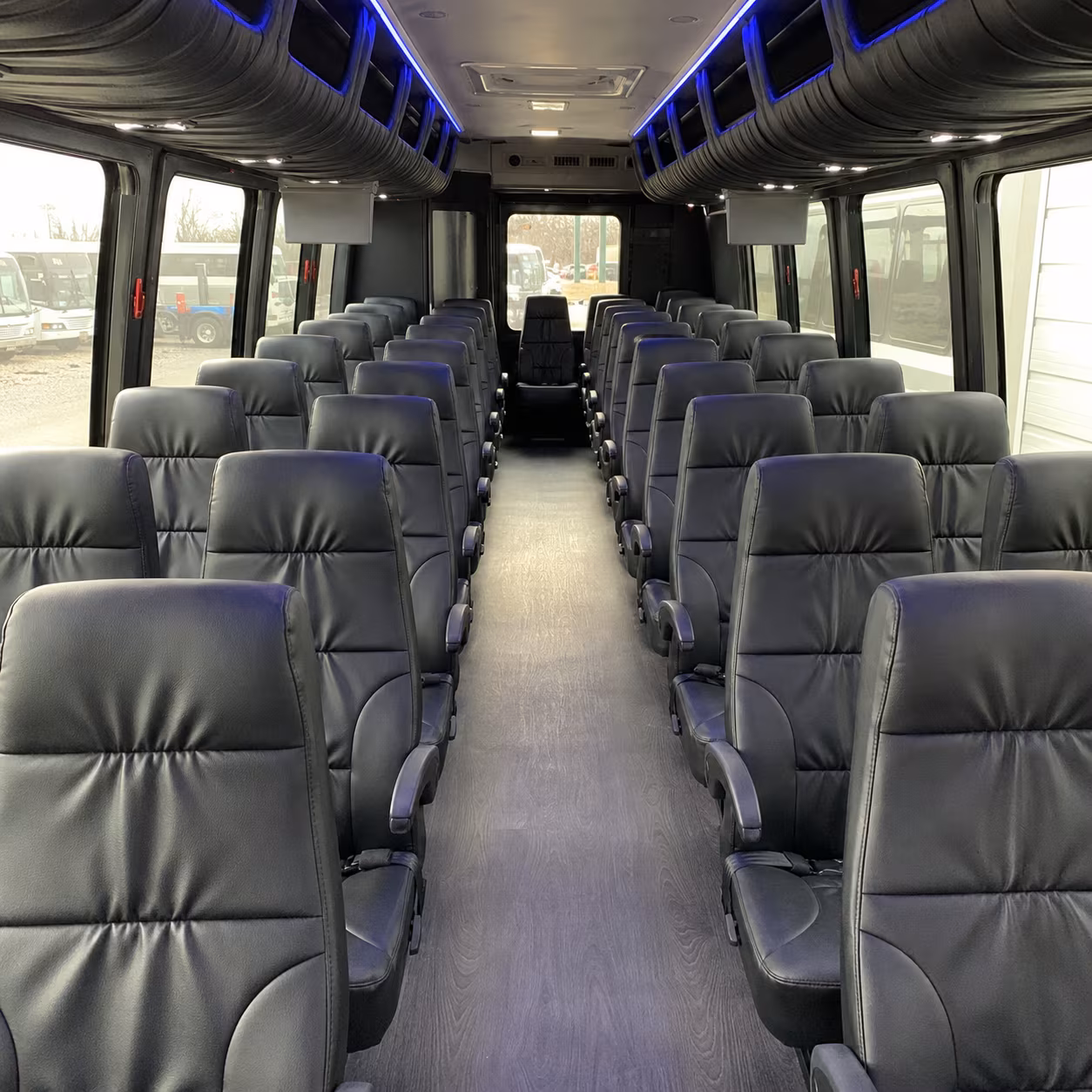 Miami Gardens Airport Shuttle & Transportation party bus interior