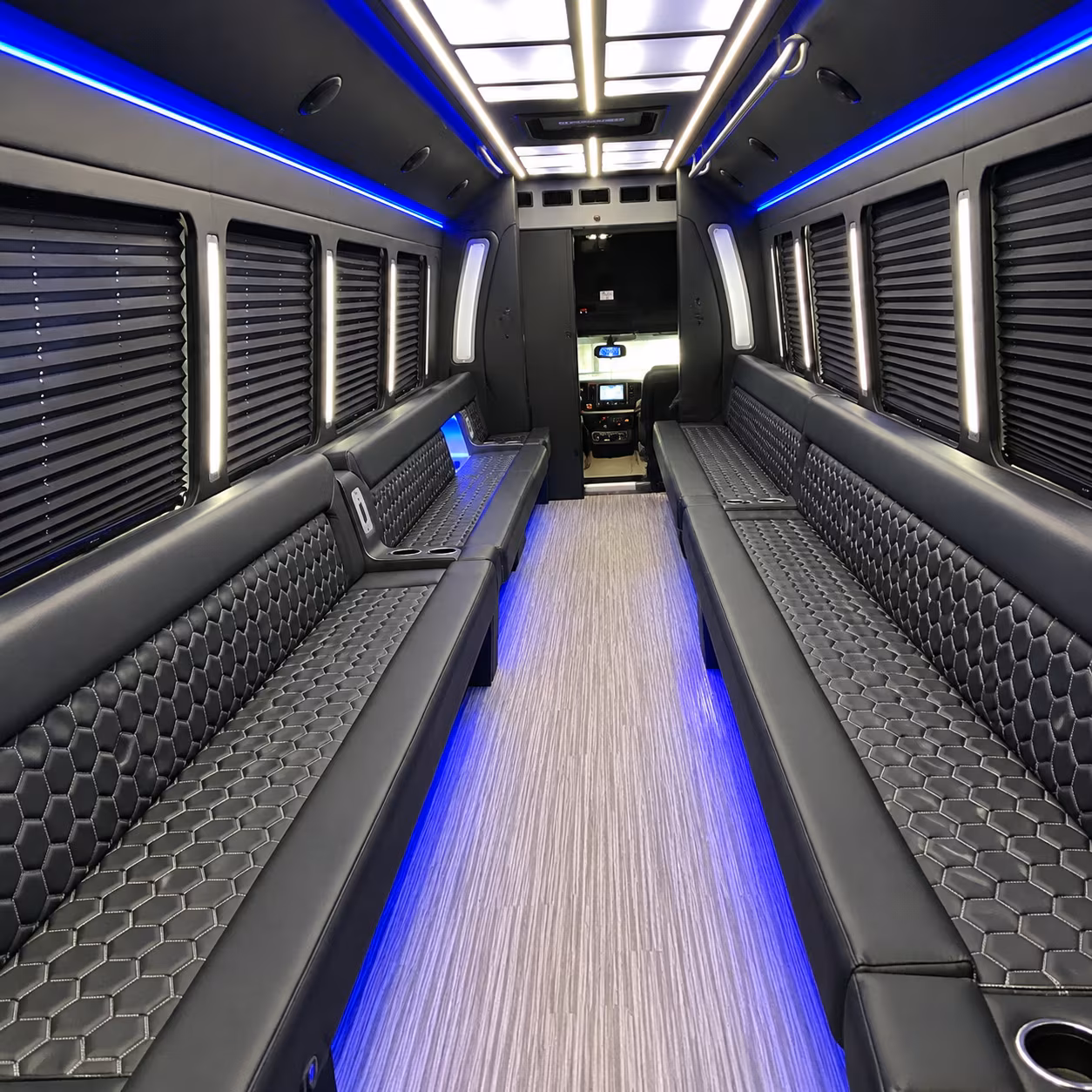 Miami Gardens Birthday, Sweet 16, & Quinceañera Transportation party bus exterior