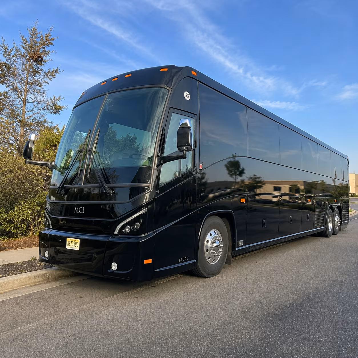 Miami Gardens Corporate Transportation party bus exterior