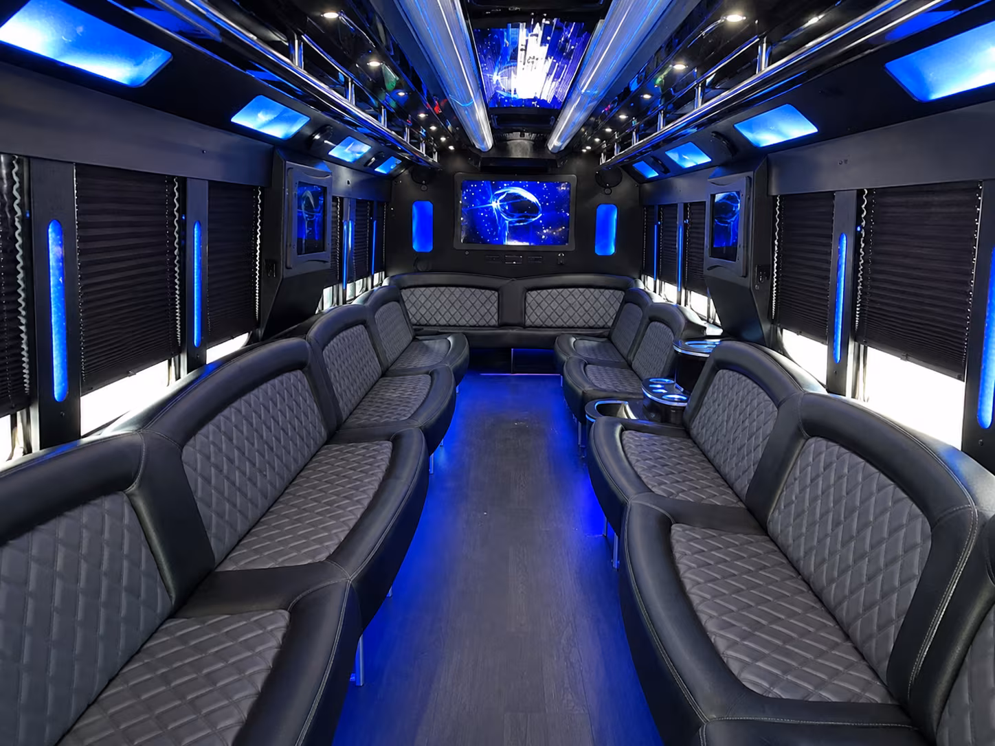 Miami Gardens Prom & Homecoming Transportation party bus exterior