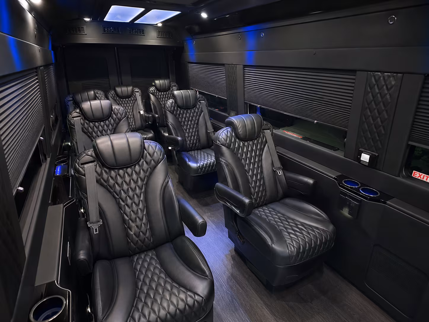 Miami Gardens School Event Transportation party bus exterior