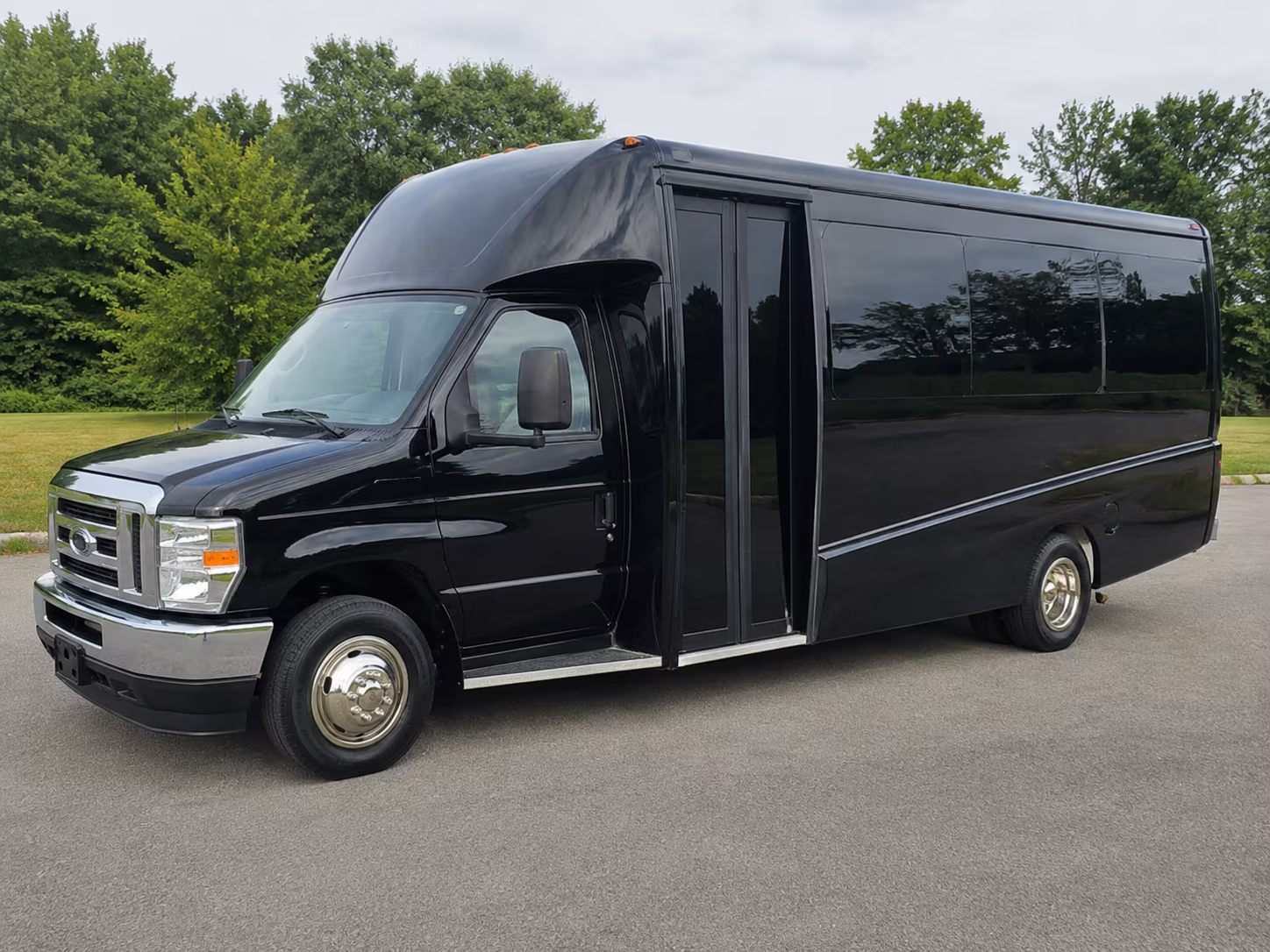 Miami Gardens School Event Transportation party bus exterior