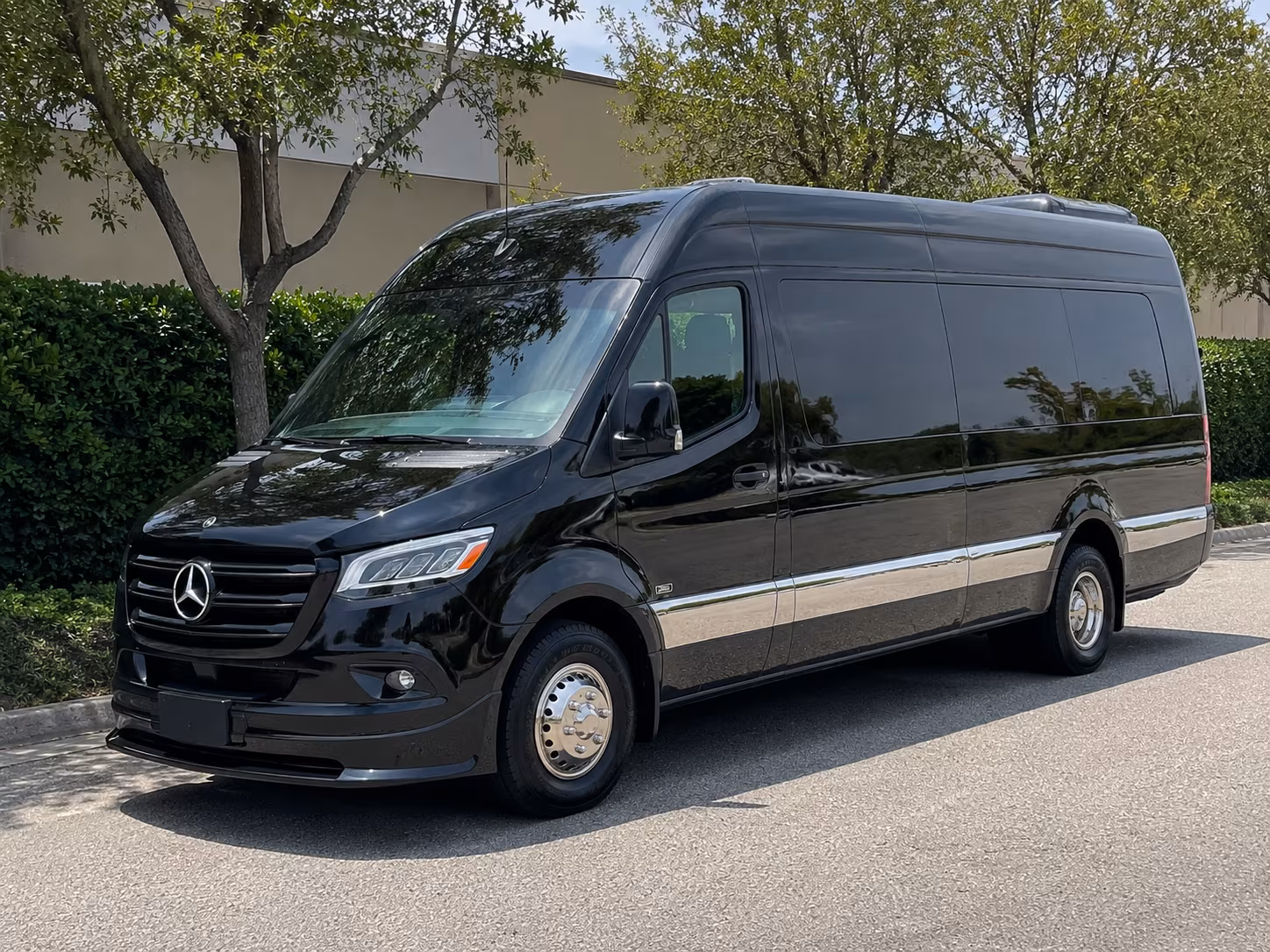 Miami Gardens School Event Transportation party bus exterior