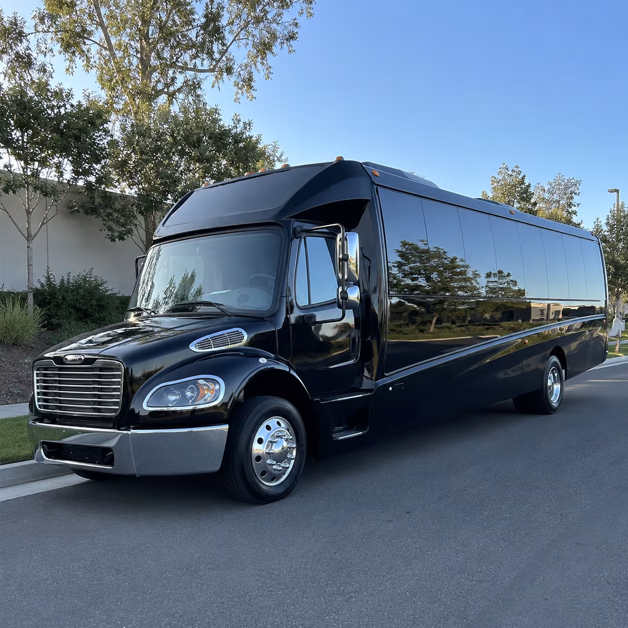Miami Gardens School Event Transportation party bus exterior