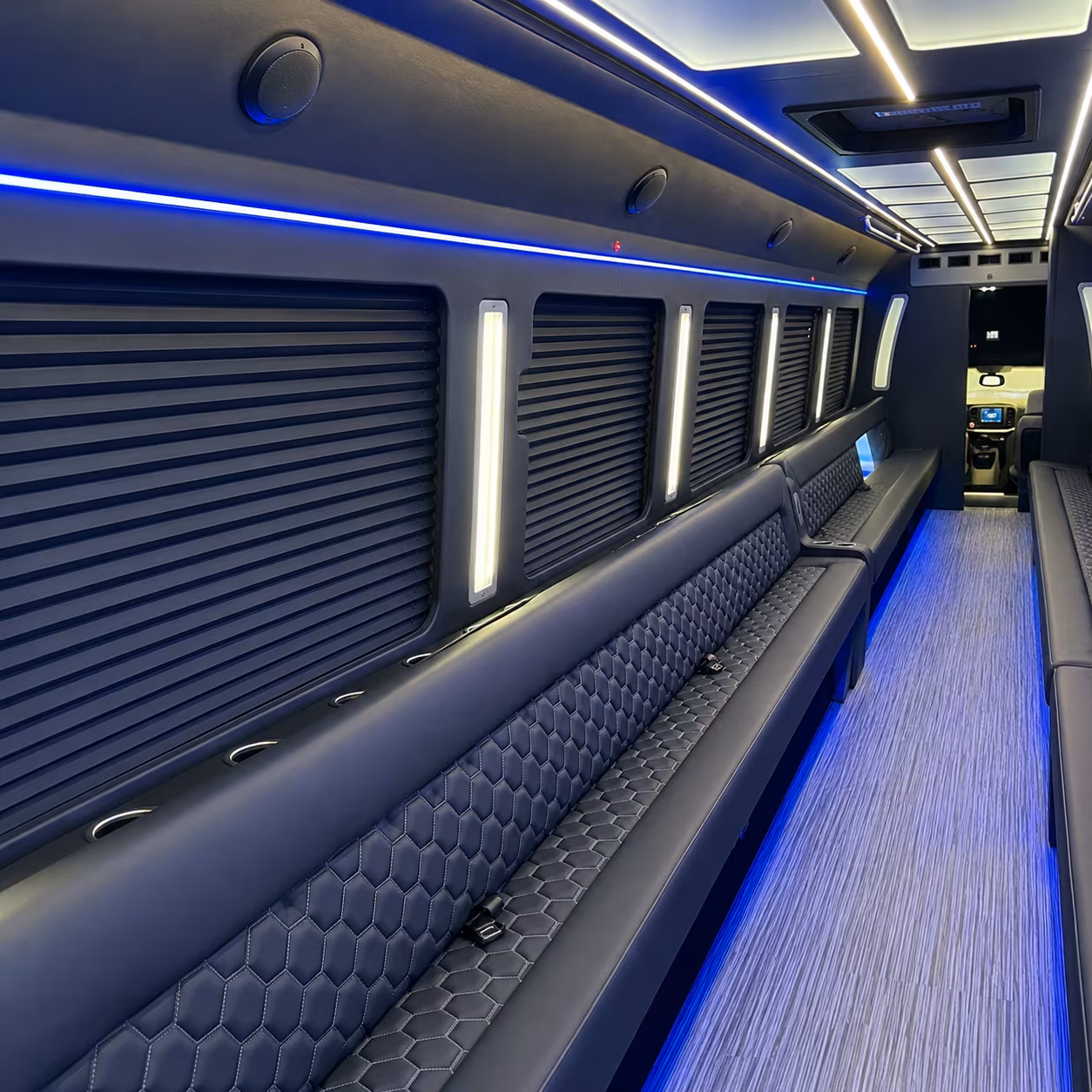 Miami Gardens Sporting Event Transportation onboard seating
