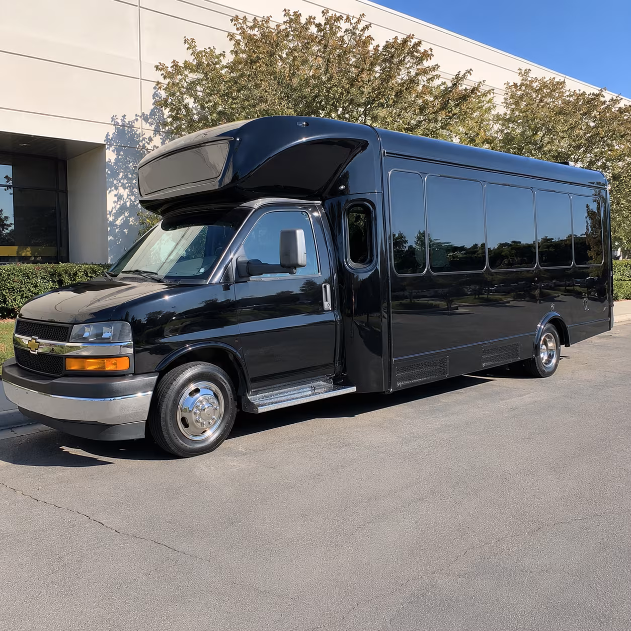 Miami Gardens Wedding Transportation party bus exterior