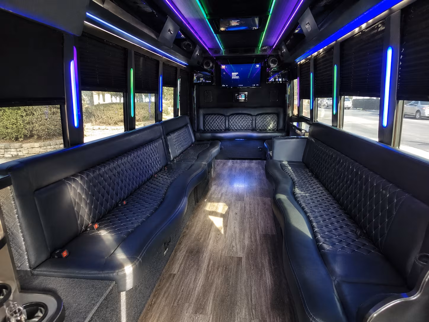 Miami Gardens Winery Tour & Pub Crawl Transportation party bus exterior
