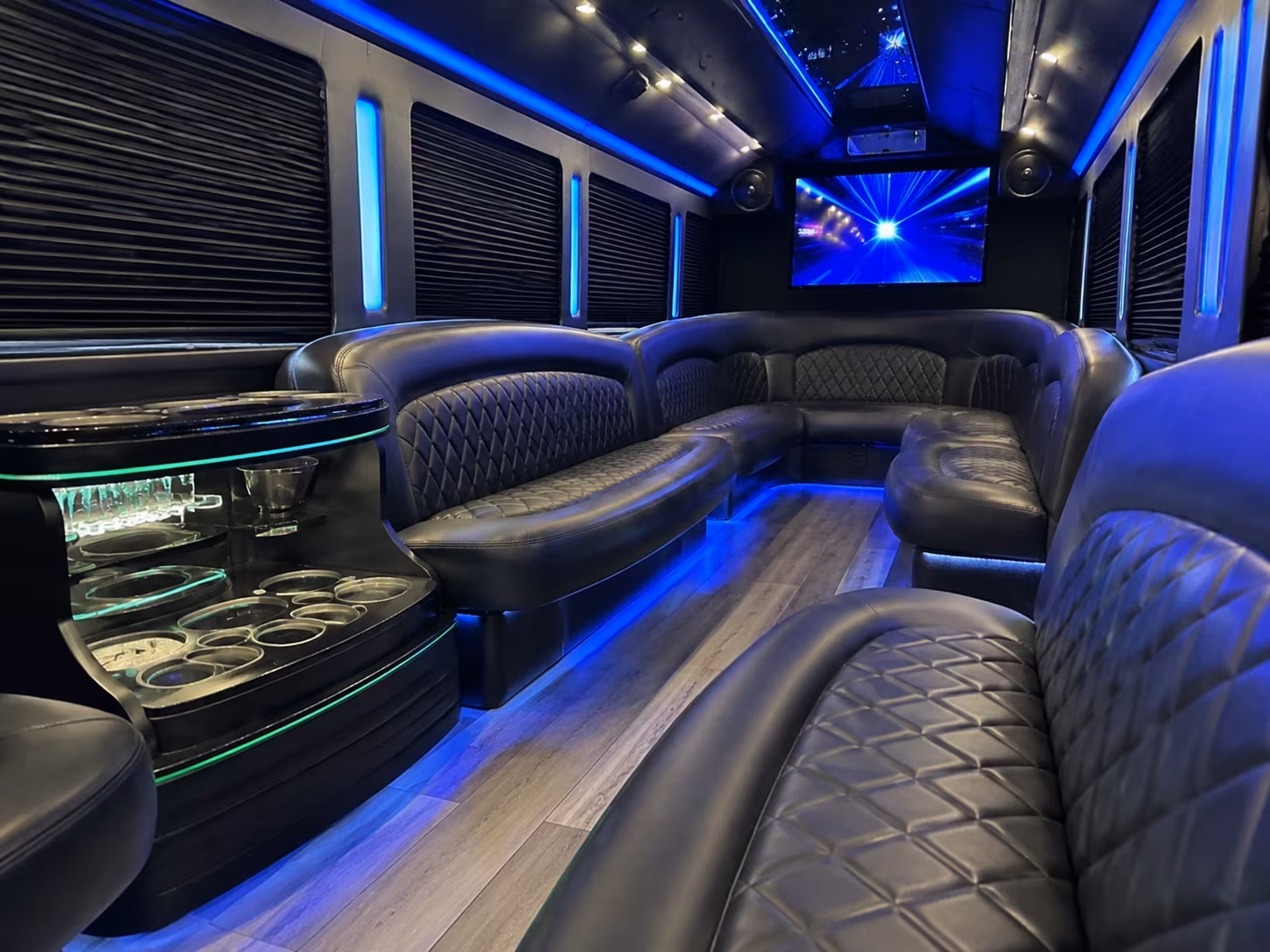 Miami Gardens Winery Tour & Pub Crawl Transportation party bus exterior