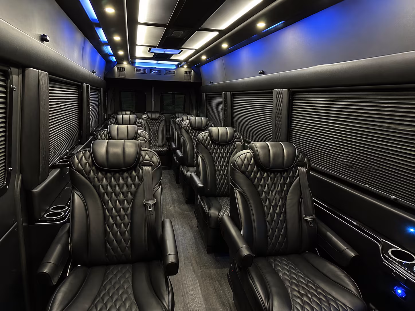 Sprinter Van Rental with Driver Interior