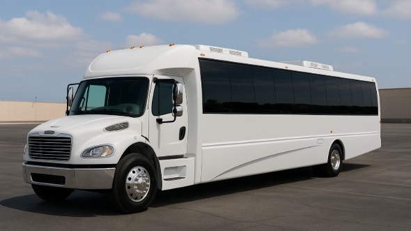 Exterior of Charter Bus Company Miramar's 25 Passenger Party Bus in Miramar